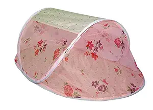 Healthy Sleeping Foldable Polyester Baby Portable Mosquito Net (Pink)