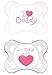 Produktbild MAM Babyartikel 67633800 Original Silikon I love Daddy, girl, 0 - 6 Monate, Doppelpack