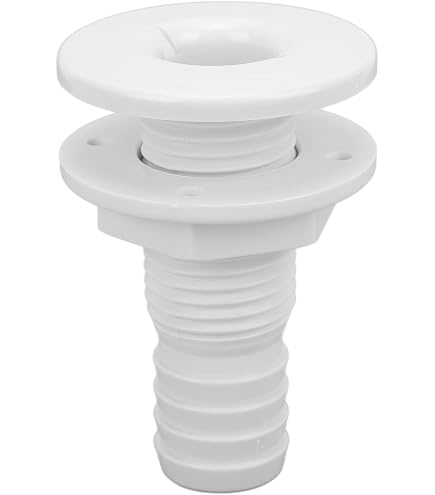 Kit 2 Tappi Di Scarico In Ottone 3/4'' Per Livewell E Baitwell Seachoice Per Barche