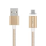 【Aumente la vida de su teléfono】- Este cable de carga magnético reduce el estrés físico por el taponamiento/desenchufado repetido; ayuda a reducir el daño de polvo dentro del puerto de carga