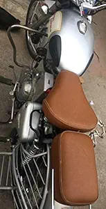 SaharaSeatsCompatible with Classic 350/500 Chestnut Seat Cover Tan Brown