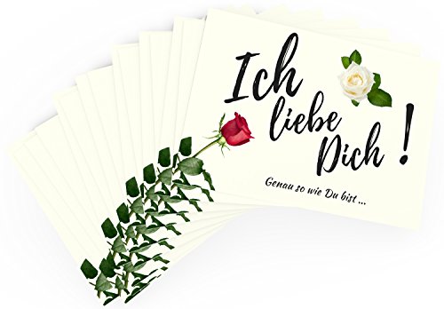 Jahrestag Geschenk für sie & ihn – Elegant Ich liebe Dich sagen – Süße Liebeserklärung für Frau & Mann – Coole Geschenkidee zum Finden Lassen – 15 exklusive Deko Überraschungs-Karten - 7