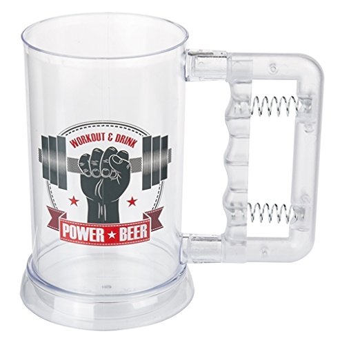 Out of the blue 93/2084 Jarra de Cerveza, Power Beer, plástico, Transparente, 15 x 15 x 15 cm, 1 Unidades