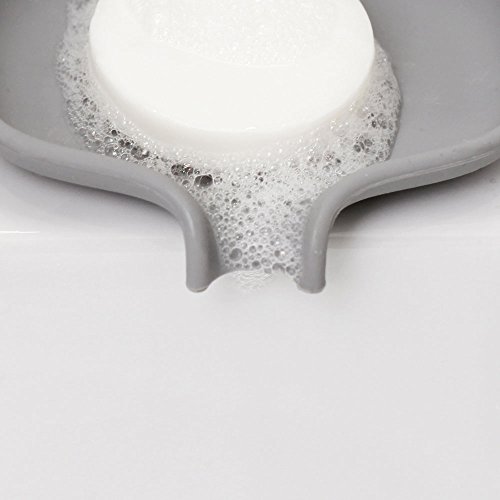 Bosign Silikon Seifenschale – Kleine Grau - 3