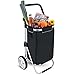 Produktbild Einkaufstrolley Mantaro in schwarz 45L mit Kühlfach - Großer Transport-Wagen Trolley klappbar mit großen Rädern bis 35kg belastbar