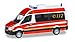 Produktbild Herpa 092074 - Mercedes-Benz Sprinter Bus Hochdach Mannschaftstransportwagen, Freiwillige Feuerwehr Holzminden