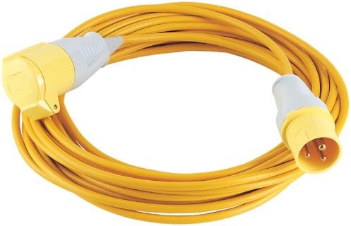 110V 14M x 1.5MM EXTENSION CABLE - For use with Site Transformers and other manufacturers similar transformers. 14M (approx.) long with 16A plug and 16A socket to BS4343. Spare plugs and sockets are available separately. Packed in polybag.
