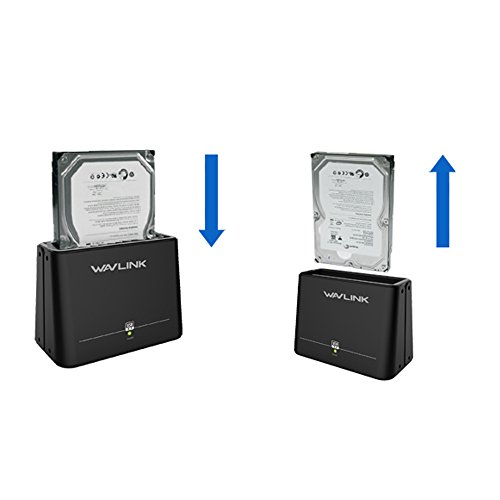 Wavlink USB 3.0 zu SATA externe Festplatten-Dockingstation für 2,5 oder 3,5 Zoll HDD, SSD - 5