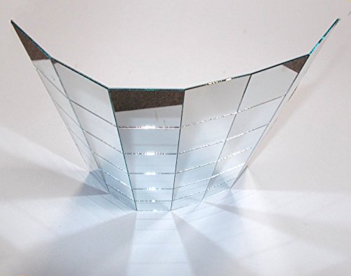 , selbstklebend, flexibel Echter Spiegel Fliesen 25 mm & 50 mm Probe - 2