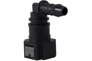 DEWIN Złącze przewodu paliwa, złącze szybkozłącza przewodu paliwowego łącznik węża motocyklowego ID6 (żeński 7,89 mm Elbow)