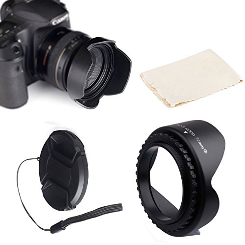 Pasway 52mm Pare-soleil Lens Hood pour Objectif R versible Bouchon d objectif pour Canon Nikon Sony Olympus DSLR reviews Pasway 52mm Pare-soleil Lens Hood pour Objectif R versible Bouchon d objectif pour Canon Nikon Sony Olympus DSLR