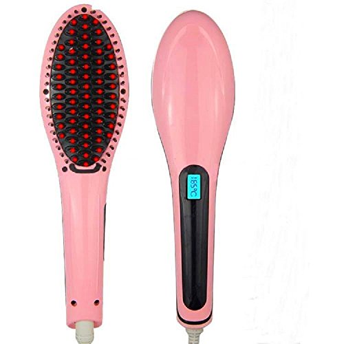 Faster Hair Straightener 60c-230c Digital Anti Static Ceramic Hair Straightener Brush