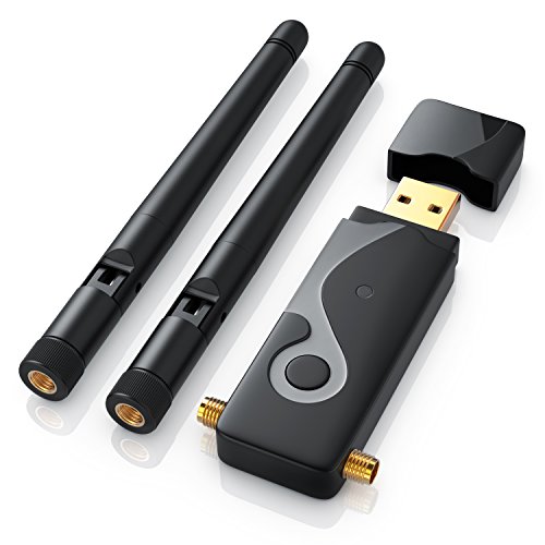 Csl 300mbit Usb Wlan Adapter Mit 2 Hochleistungs Antennen CSL 300Mbit USB WLAN Adapter mit 2 Hochleistungs-Antennen (Dual-Band