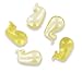 Box of 24 oil bath pearls - whale shaped - fragrance pineapple