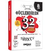 8. Sınıf G&uuml;&ccedil;lendiren 32 Haftalık T&uuml;rk&ccedil;e Kazanım Denemeleri