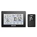 Produktbild Dailyinshop Baldr Digital Wetterstation Wireless Touchscreen Feuchtigkeitstemperaturmesser (Farbe: Schwarz)