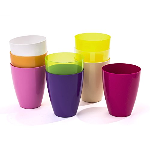 Blumentopf weiss Orchideen Topf h-165 Fensterbanktopf ø133 Zimmerpflanzen - 5