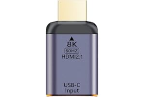 NFHK USB-C typ C żeńskie źródło do zlewu HDMI HDTV adapter 8K przy 60 Hz 4K przy 120 Hz do tabletu, telefonu i laptopa