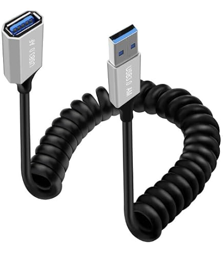 USB-Splitterkabel 90 Grad Links – 1x Stecker Auf 2x Buchsen, Daten & Laden, 40 Cm, Für PC & Externe Geräte