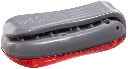 Hama 2er LED-Sicherheitsclip-Set (Batteriebetrieb, Dauerlicht und Blinklicht, ideal für Jogger, Schulkinder, Radfahrer) rot - 8