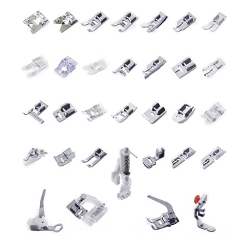 Imported 32 Sewing Machine Presser Foot Kit fit for Brother Singer Janome (Silver) - Image 11