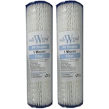 10x4.5 Pleated Sediment Water Filter Cartridge - 50 Micron, Washable (The Water Filter Men)