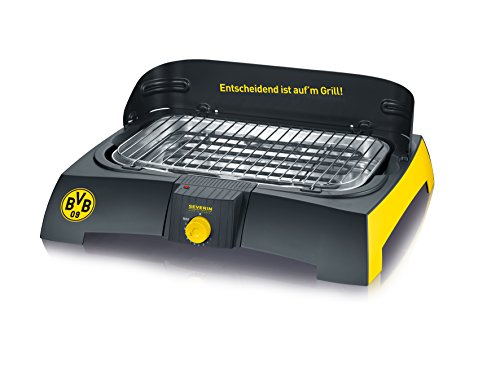 Severin PG 9739 Barbecue-Grill, BVB schwarz / gelb - 2