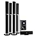Price comparison product image auna Areal 652 • 5.1 Surround Sound System • Home Cinema System • 145W RMS • 6.5” Sidefiring Woofer • Bass Reflex • 5 Satellite Speakers • Bluetooth • USB Port • SD • AUX • 2 Mic Connections • Black