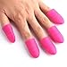 Yistu Nail Polish Remover,10PC Professional Nail Art Soak Off Cap Clip Nail Art Soak Off Cap Clippers (Red)