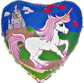 Unicorn 45 cm Diameter Foil Balloon Foil Balloon