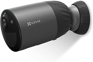 EZVIZ BC1C - Cámara de vigilancia WiFi Exterior inalámbrica 1080P, autonomía de 210 días, cámara con baterías 7800 mAh, detección de Persona, visión Nocturna en Color, Audio bidireccional, IP66