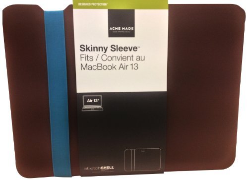 Acme Made Laptop Case / The Skinny Sleeve for 11″ MacBook Air Laptop in Java/Teal color - 2