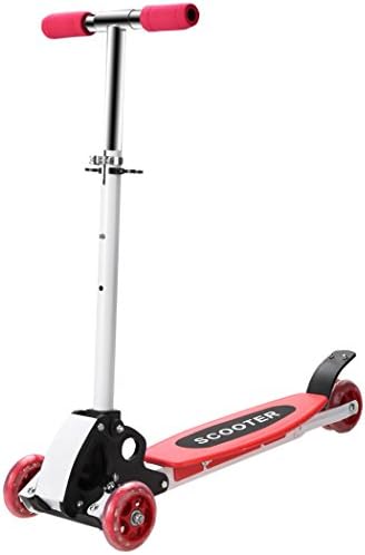 Busyall Mini Micro Scooter Kids 3 Wheel Foldable for Boys Girls Toy Kick Scooter (Red)