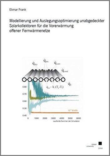 Preisvergleich Produktbild Modellierung und Auslegungsoptimierung unabgedeckter Solarkollektoren für die Vorerwärmung offener Fernwärmenetze