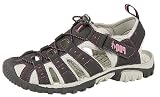 Forro de tela PDQ - Sandalias de vestir para mujer, color negro, talla 36