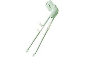 dragonaur-home decor Palillos de aprendizaje antideslizantes para niños, superficie lisa, respetuosos con la piel, compatibles con Grow Up verde
