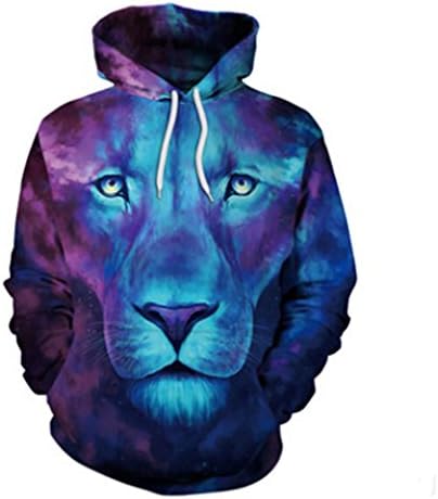HOUKt Sale Brand Clothing HOUKoded Jackets Men Autumn Sweatshirt Men's Tracksuit 3D Printing Lion Sweatshirts Wolf HOUKodie for Lovers