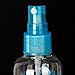 5Pcs Empty Plastic Pump Lotion Bottles 80ml + Spray Bottles 80ml + Facial Cream Mask Container 20g for Travel Makeup Perfume Liquid Lotion Cream Mask---Blue and Clear