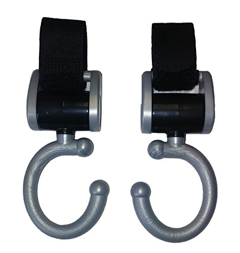 Tippitoes Swivel Hooks for Pram Buggy Pushchair Universal