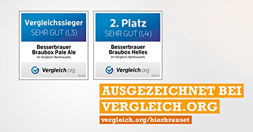 BRAUBOX „WEIZENBIER“ | Bierbrauset zum Bier selber brauen in Deiner Küche | Frische Zutaten, keine Extrakte | Wiederverwendbar | Perfektes Starter-Set - 7