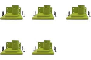 Djioyer Werkzeug Wandhalterung, Akku Wandhalterung zur Wandmontage für Ryobi One + Tool, für Zuhause Garage Arbeitsplatz (5 PCS)