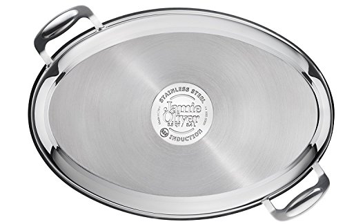 Tefal E85706 Jamie Oliver Edelstahl 2in1 Multi Bräter 8,5 L – 38×25,5 cm, Induktionsgeeignet, mit Induktionsdeckel 4,5 L (Deckel als Pfanne nutzbar) - 6