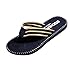 Produktbild Herren Schuhe Auto Linie Flip-Flops Bequeme Badeschuhe Slipper Ideal für Strand Gym Freizeit Badeschlappen mit Fester Sohle Rutschfest Perfekte Dämmung Badelatschen (40, Schwarz)