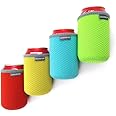 4 Pack - Insulated Neoprene Drink Can Sleeves Stubby Holders Covers Coolies for Soft Drinks - by Lifeswonderful