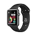 Produktbild Apple MP062MP/A Smartwatch Series 2, 42mm Aluminium Schutzhülle mit Sport Band space grau/schwarz