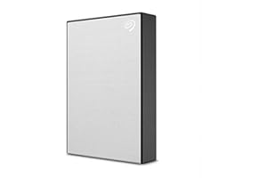 Seagate One Touch 5TB External HDD with Password Protection – Silver, for Windows and Mac, with 3 yr Data Recovery Services, 