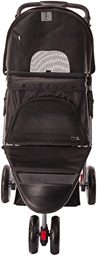 OxGord-Pet-Stroller-Cat-Dog-Easy-Walk-Folding-Travel-Carrier-Carriage-2017-Newly-Designed-3-Wheeler-Elite-Jogger-Onyx-Black