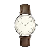 Ouneed® Uhren , Christmas Gift Women Men Casual Business Simple Quartz Analog Watch Band Wrist Watches (B)