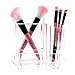 Hqdeal Acrylic Makeup Brush and Cosmetic Holder Organiser Storage with 3 Compartments