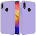 Produktbild CoverTpu für Xiaomi Redmi Note 7 Hülle, für Xiaomi Redmi Note 7 Liquid Silikon Hülle Flexibel TPU Schutzhülle Ultra Dünne Weich Stoßfestes Protection Bumper Kratzfeste Case Cover Lilas